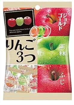 チロルチョコ　包み紙　みつりんご　3種セット 3467-519-
